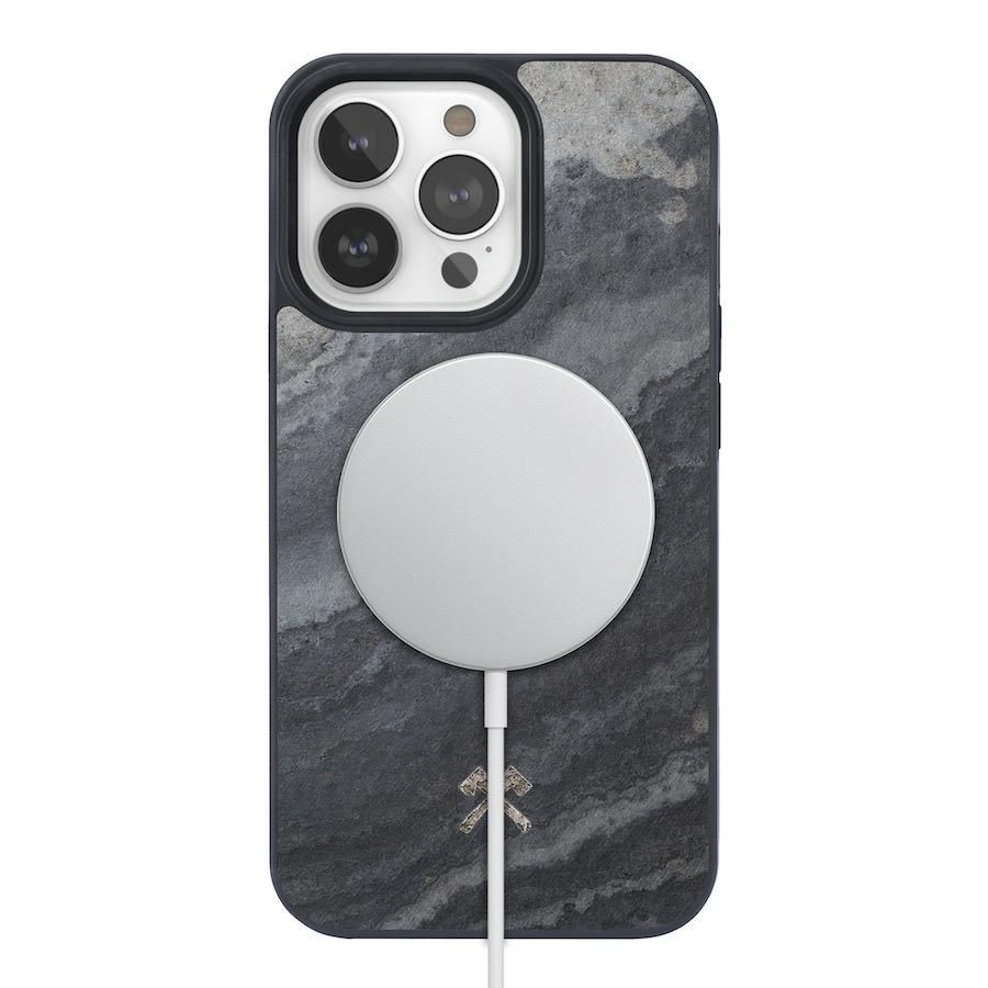 WOODCESSORIES Bumper Case MagSafe Camo Gray iPhone 14 Plus