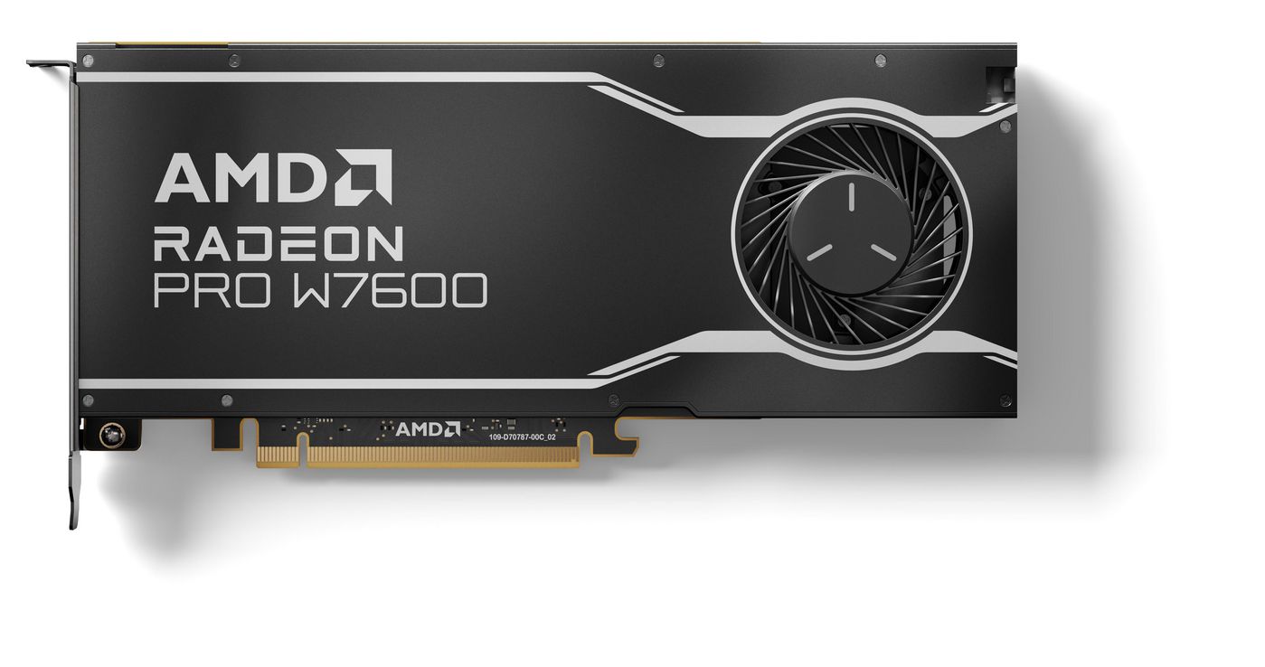 AMD 100-300000077 W128564615 Radeon Pro W7600 8 Gb Gddr6 