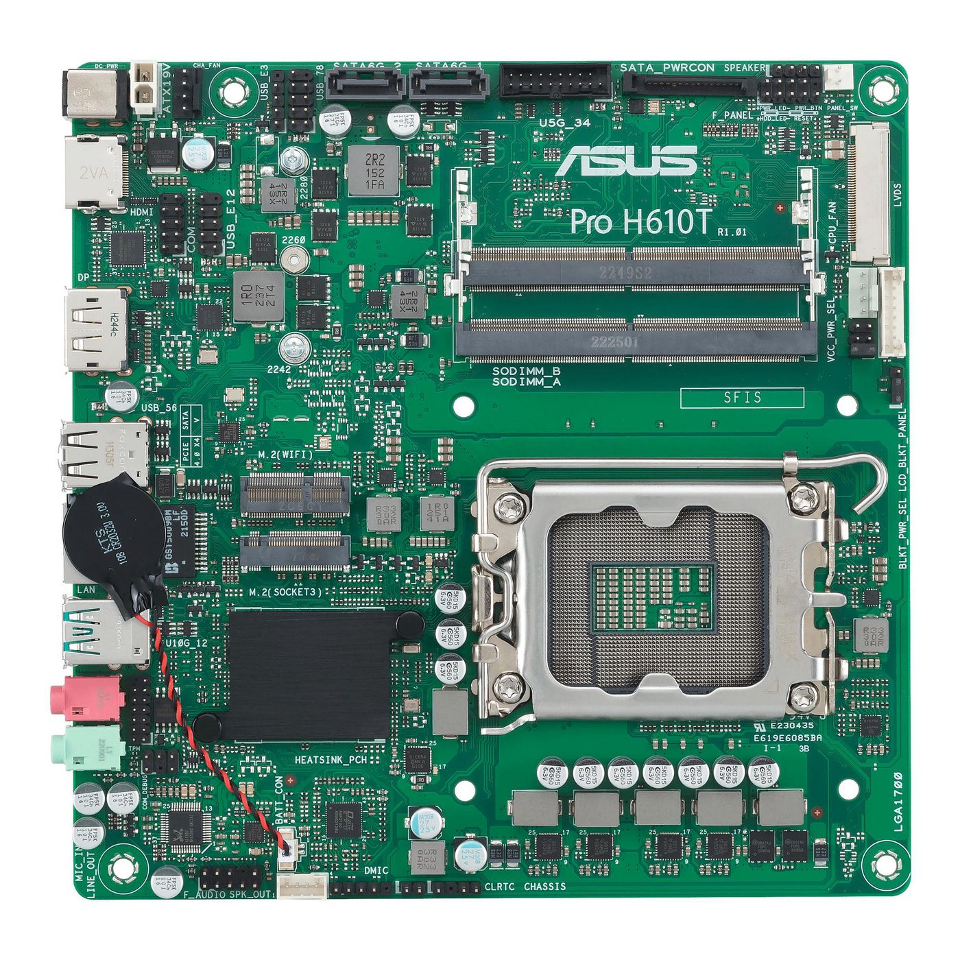 Asus 90MB1G60-M0EAYC W128564606 Pro H610T-Csm Intel H610 Lga 