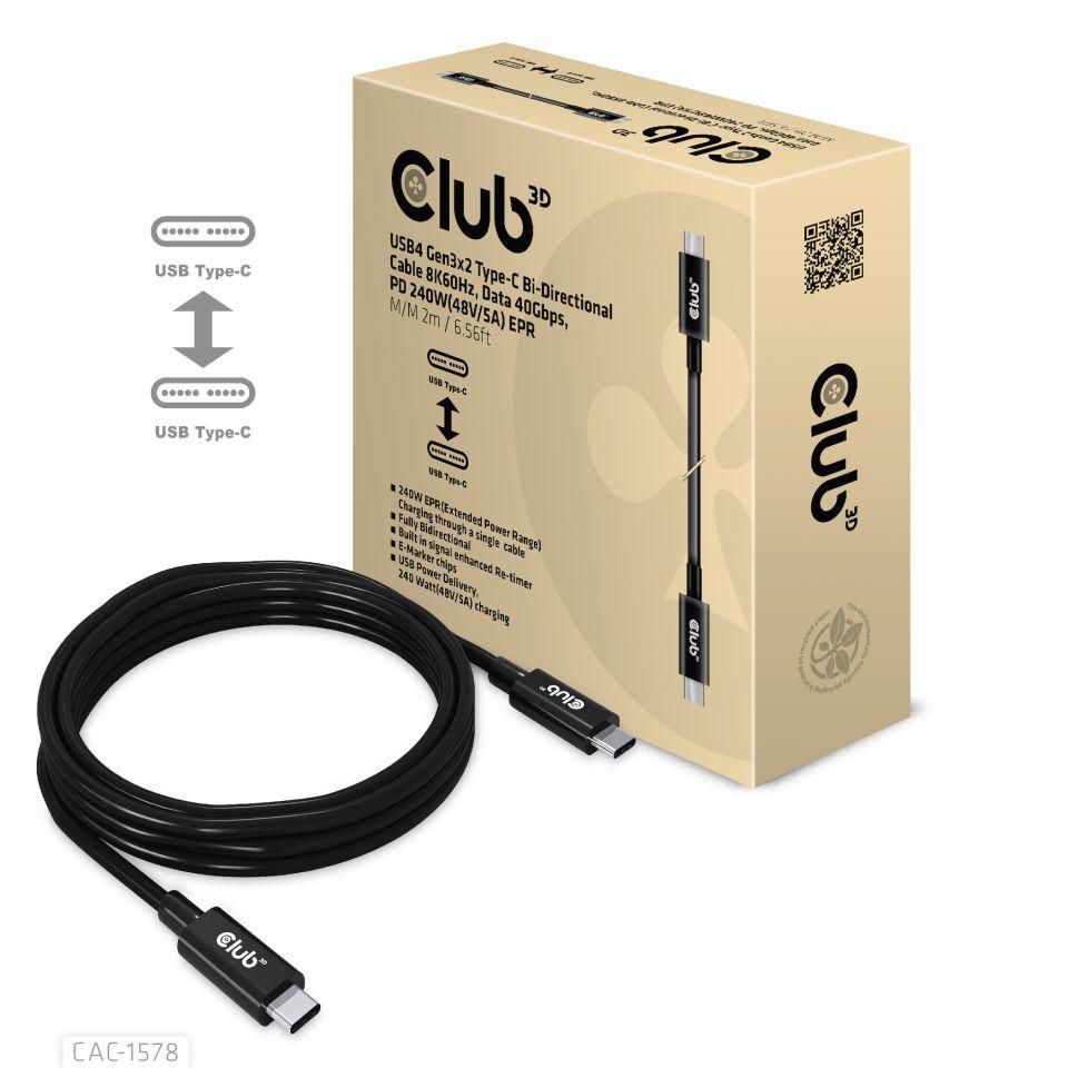 Club3D CAC-1578 W128564682 Usb4 Gen3X2 Type-C 