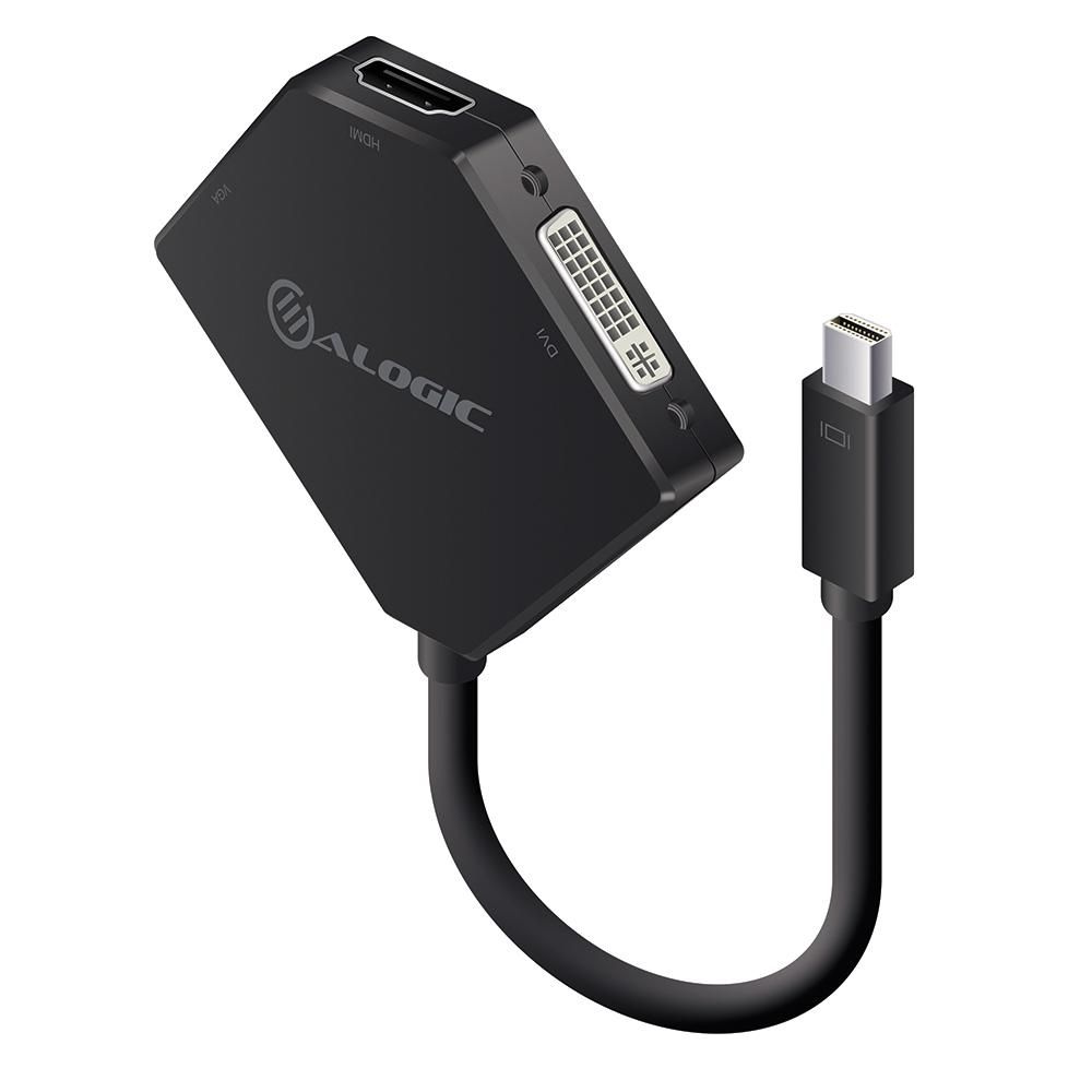 Alogic MDP-VGDVHD-ADP W128565270 3-In-1 Mini Displayport To 