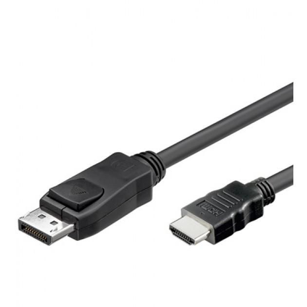 TECHLY DisplayPort 1.1 auf HDMI Kabel schwarz 5m
