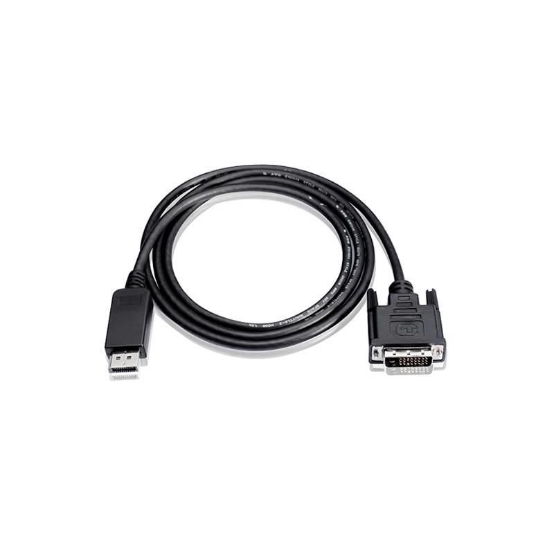 TECHLY DisplayPort 1.2 auf DVI Kabel schwarz 1m