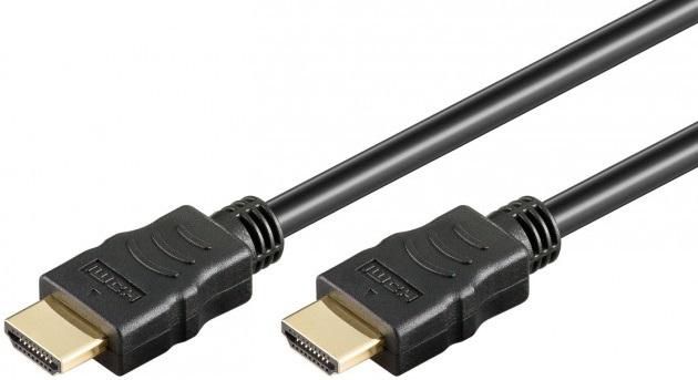 TECHLY HDMI High Speed mit Ethernet Kabel A/A/M/M 25m schw.