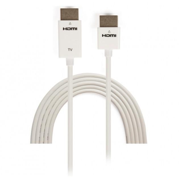 TECHLY HDMI High Speed mit Ethernet Ultra Slim Cable 1,8m