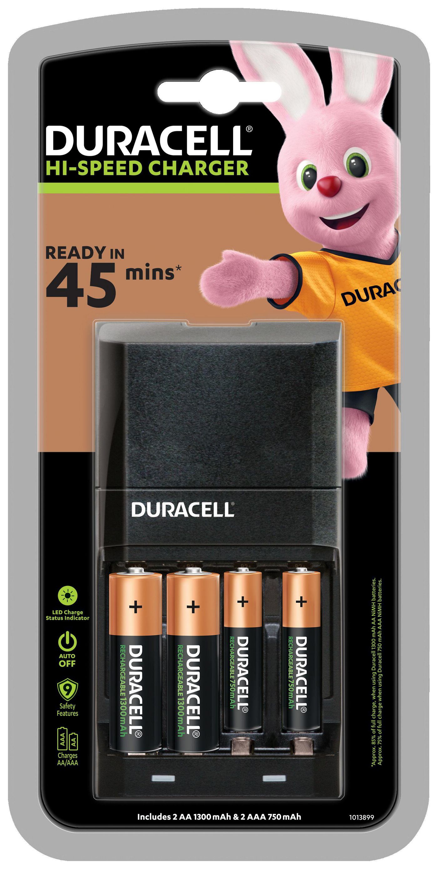 Duracell CEF27 W128260848 5000394114524 Battery Charger 