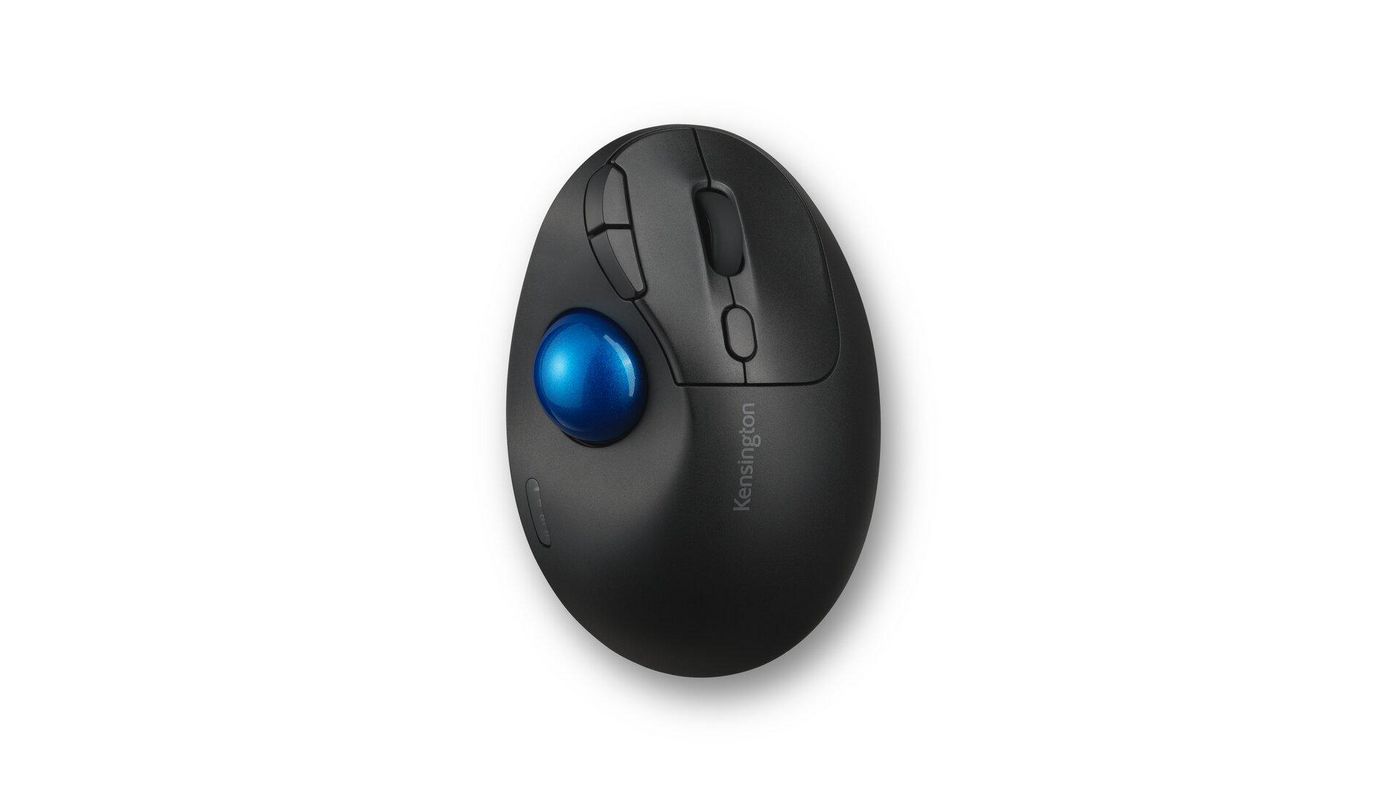 KENSINGTON Pro Fit Ergo TB450 - Trackball - ergonomisch - optisch - 7 Tasten - kabellos - Bluetooth,