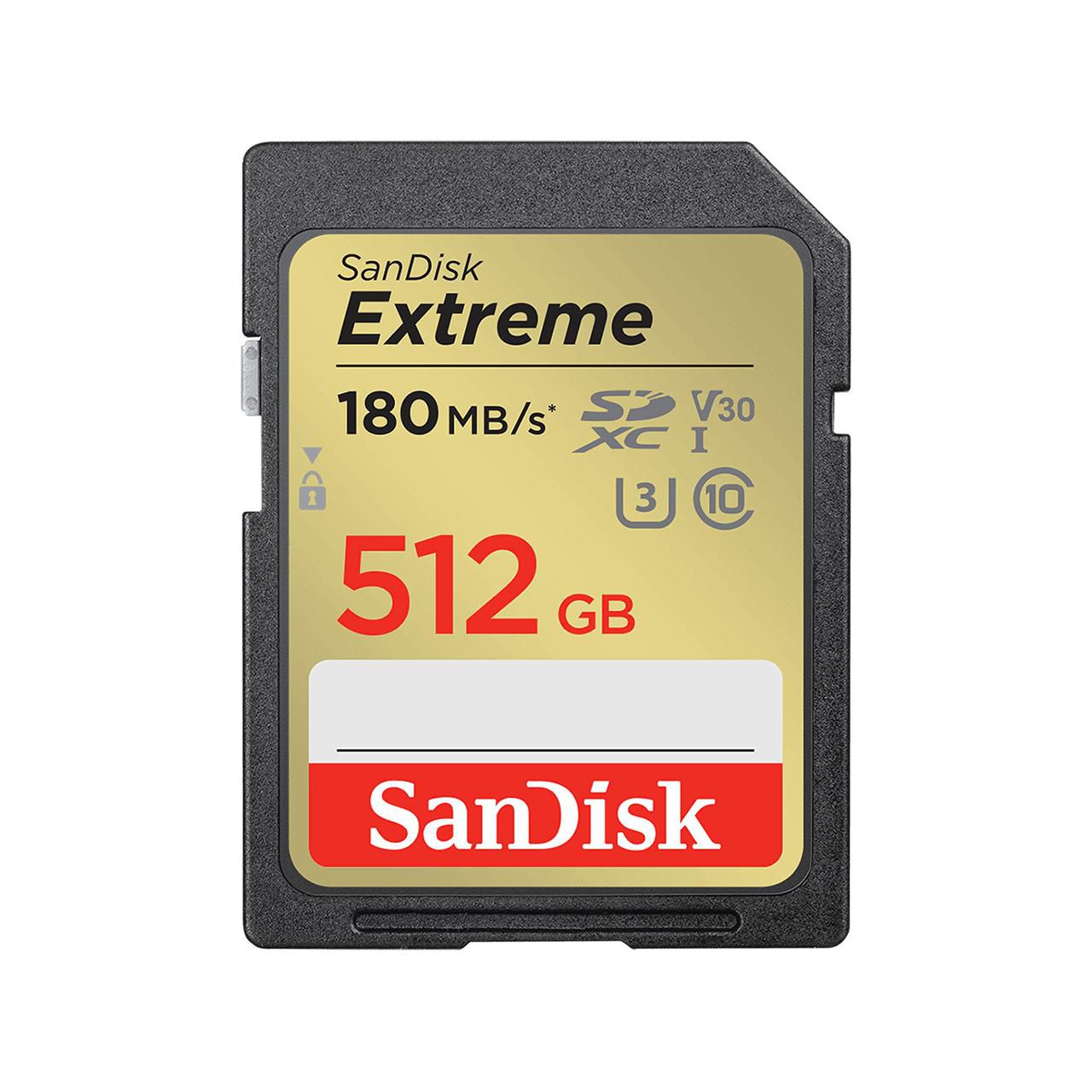 Sandisk SDSDXVV-512G-GNCIN W128591700 Extreme 512 GB SDXC UHS-I 