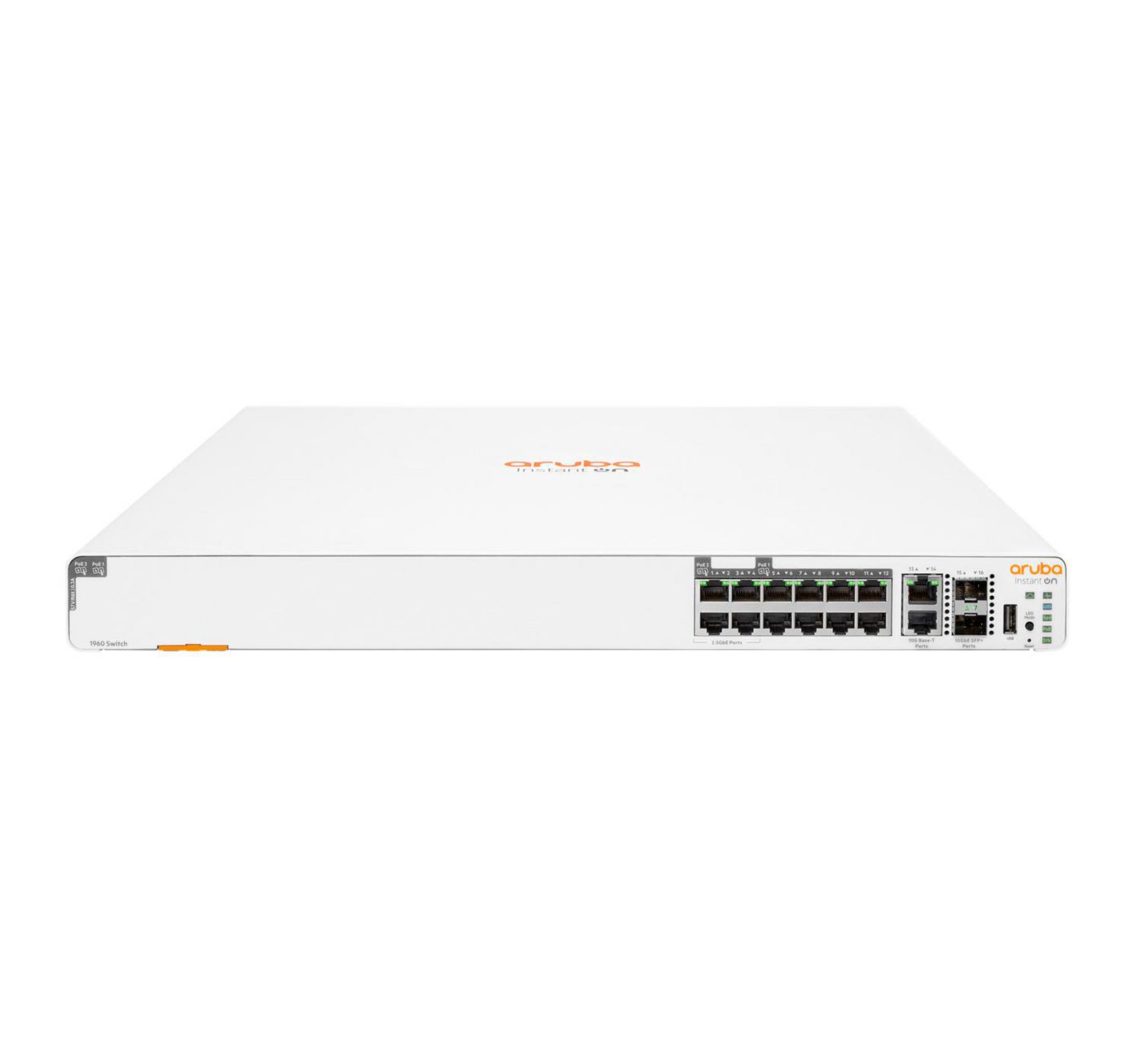 HP ENTERPRISE HPE Aruba Instant On 1960 - Switch - managed - 4 x 2.5GBase-T + 8 x 100/1000/10GBase-T