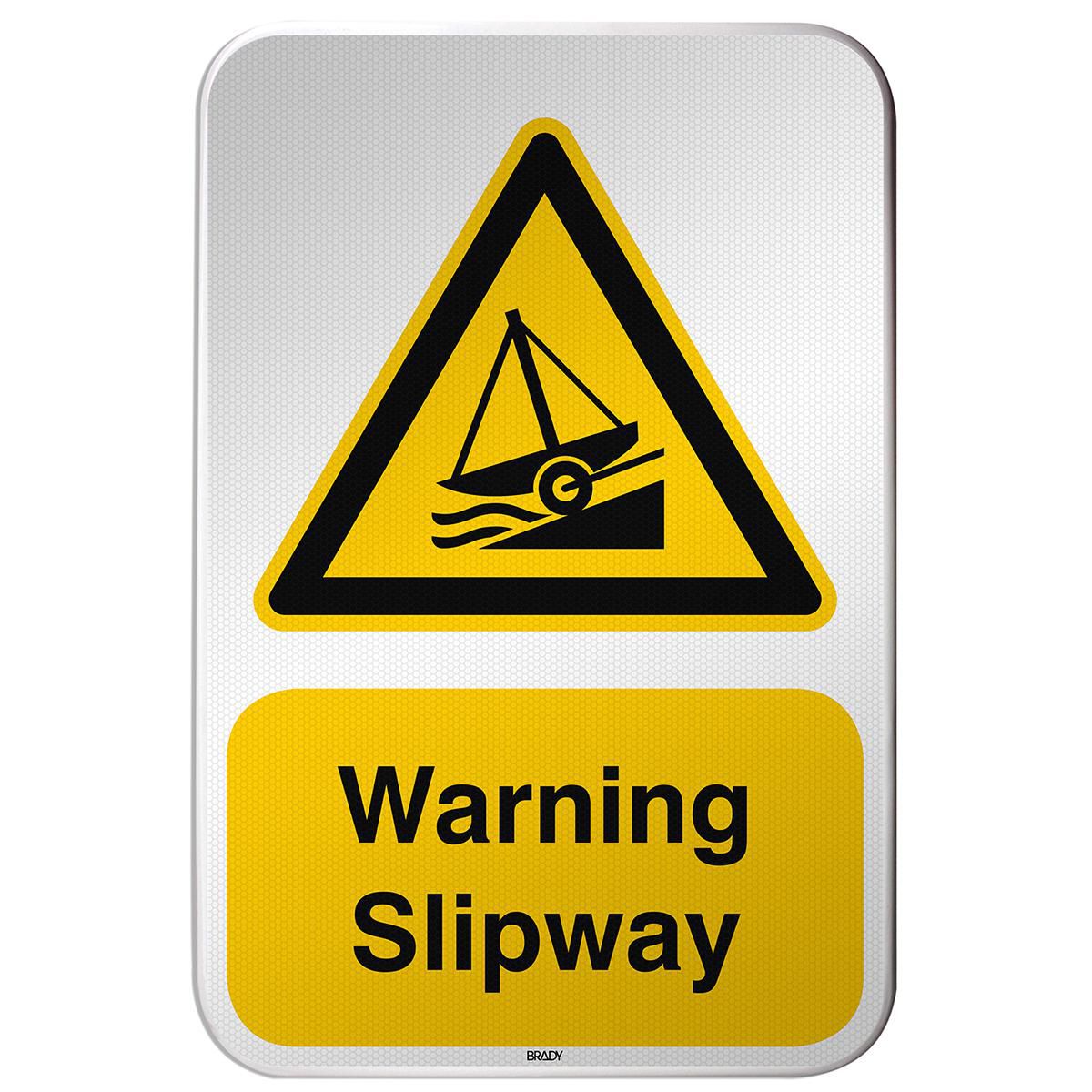 Brady WW044EN487RFLBD-400X600-1 W128411395 ISO Safety Sign - Warning 
