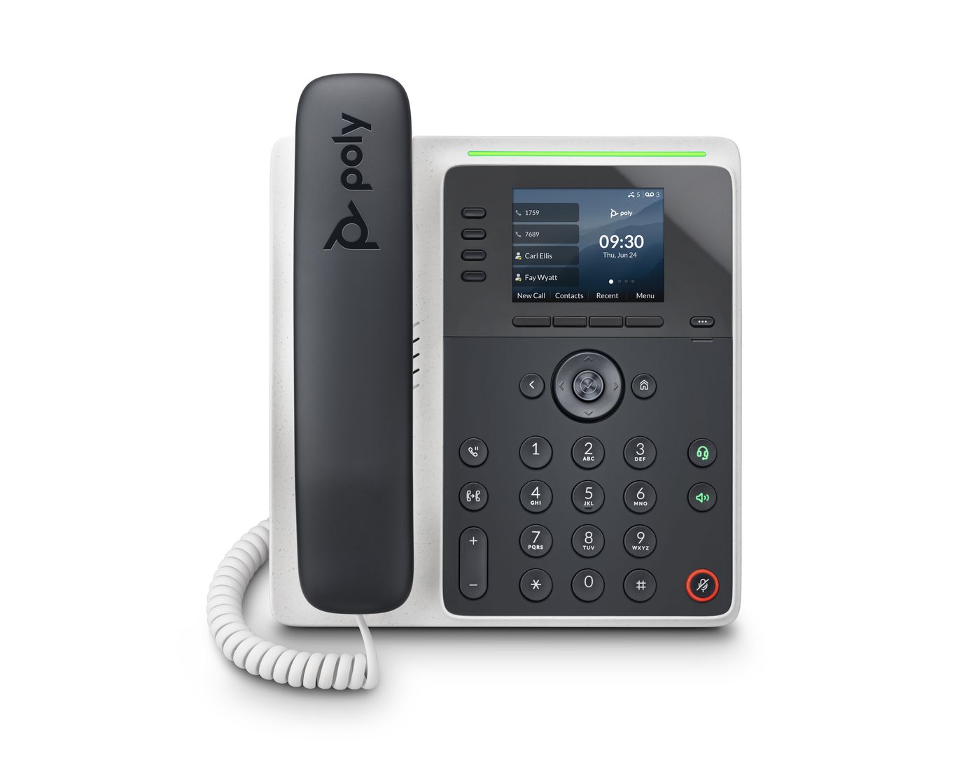 POLY Telefono IP Edge E220 abilitato per PoE
