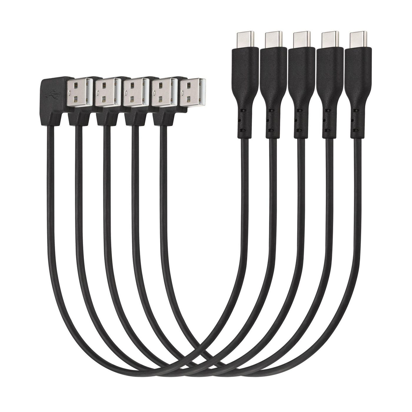 KENSINGTON Charge & Sync USB-A auf USB-C Kabel  5Stk