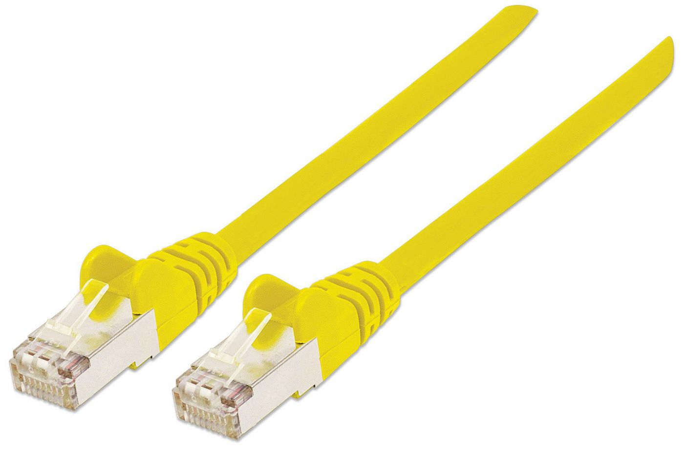 INTELLINET Kabel INTELLINET Netzwerkkabel, Cat6A zertifiziert, CU, S/FTP, LSOH, 5 m, [ye]