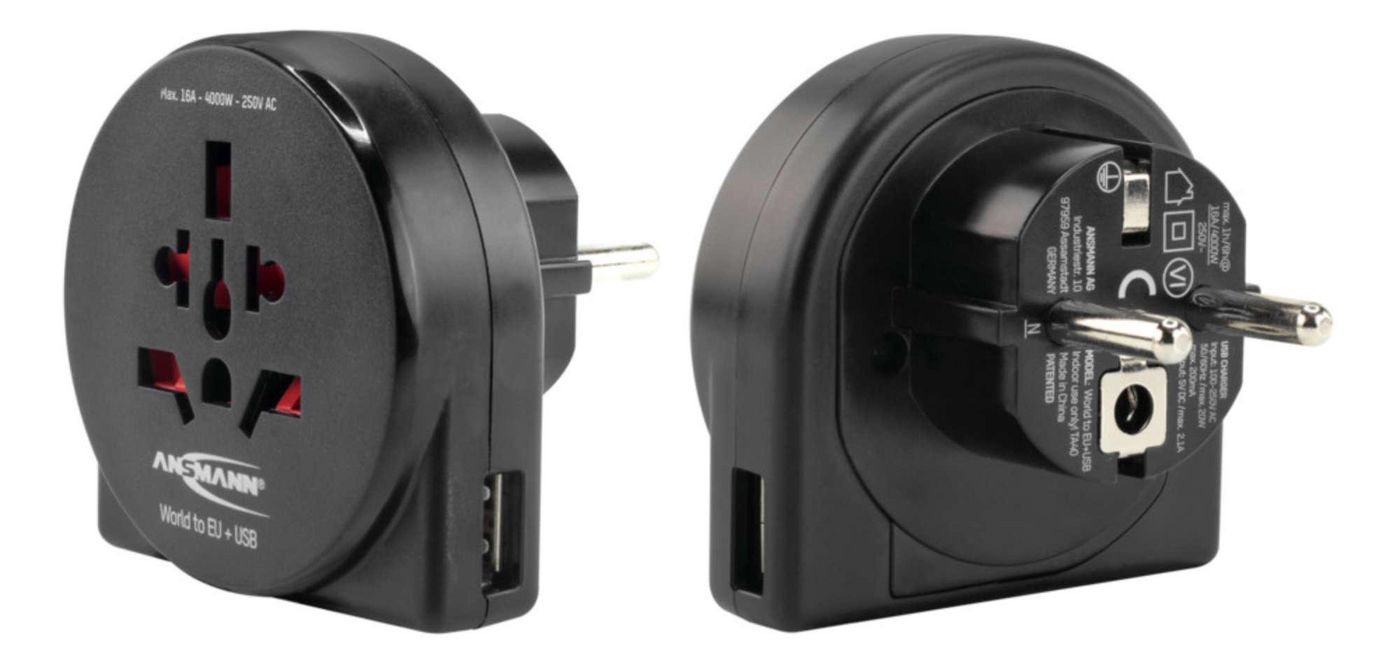 ANSMANN 1250-0012 W128780153 Power Plug Adapter Type F 