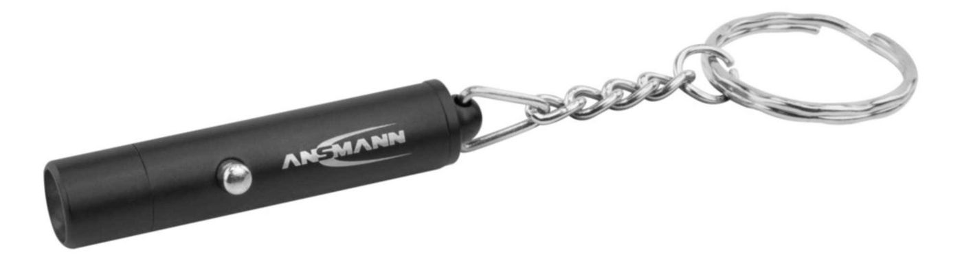 ANSMANN 1600-0272 W128780227 Flashlight Black Keychain 