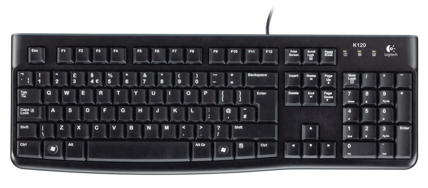 Logitech 920-002485 W128781938 K120 Corded Keyboard 