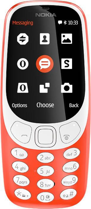Nokia A00028109 W128782029 3310 6.1 Cm 2.4 Red 