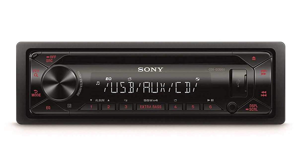 Sony CDXG1300U.EUR W128782510 Cdx-G1300U Black 220 W 