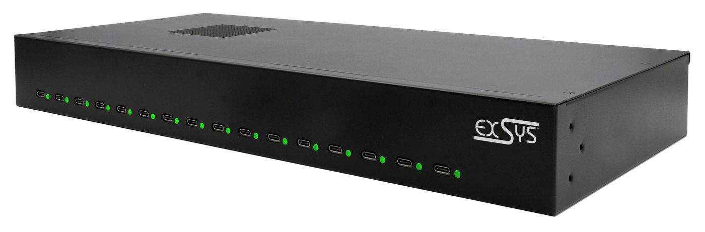 Stazione di ricarica 16 porte ad alta potenza 480 W 16xUSB-C, PD 30 W, QC 3.0