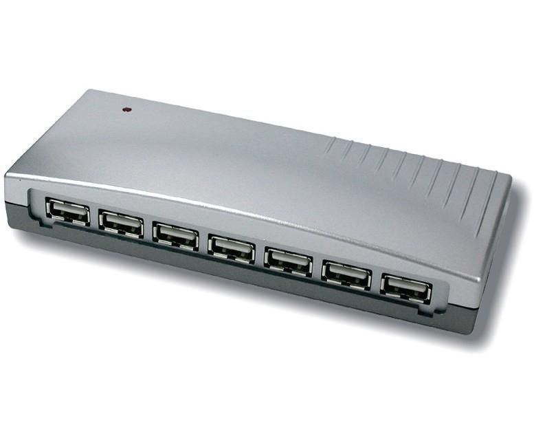 EXSYS USB 2.0 HUB 7-Port extern+Kabel 1,5m