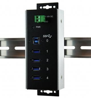 EXSYS USB 3.0 HUB 7-Port 15KV Surge Prot.