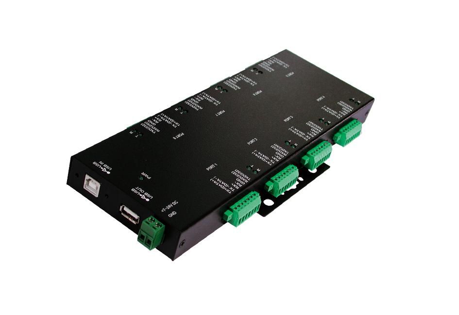 EX-1339HMV USB 2.0 zu 8S RS-232/422/485 Metall