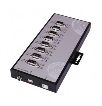 EXSYS USB 2.0 zu 8 x RS232/422/485 Ports Metall-Gehäuse (FTDI Chip-Set) (EX-1348HMV)