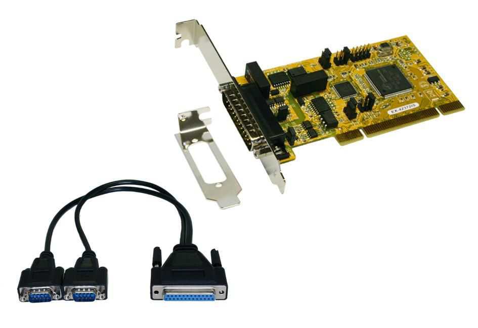 EXSYS PCI-Karte 2S RS-422/485 inkl.Adapter