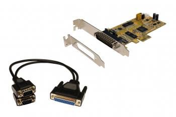 EXSYS 2S PCIe Serielle RS-232/422/485 Karte Surge Protection und Optical Isolation (EX-45362IS)