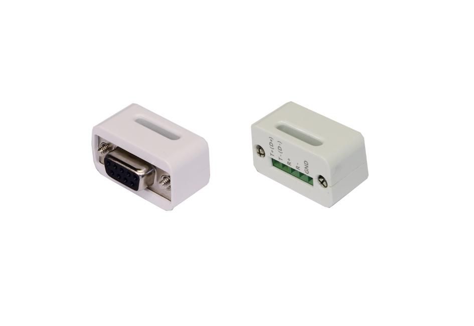 EXSYS Eleganter weisser Adapter 9 Pin auf 5 Pin Terminal Block (einsetzbar für alle handelsüblichen