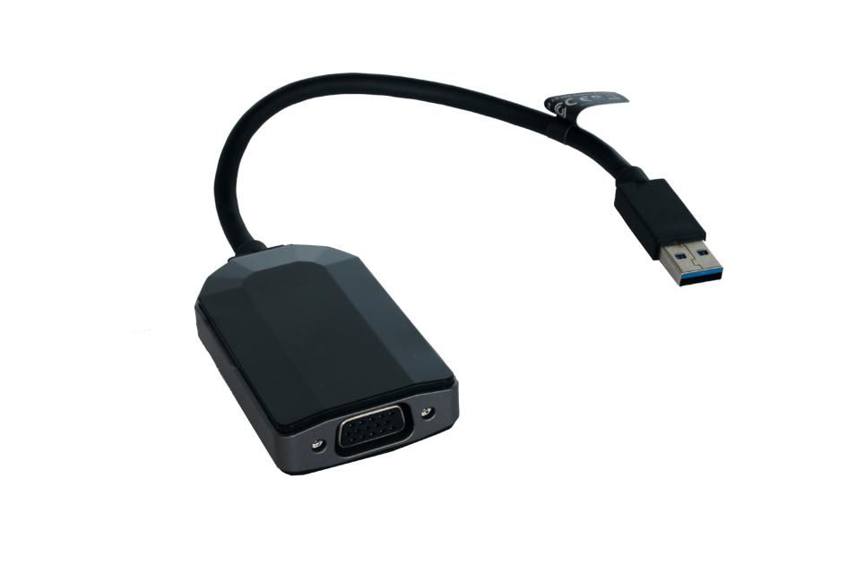 EXSYS USB 3.0 - VGA Adapter, VGA 15-Pin D-Sub erweitert PC's oder Notebooks um einen weiteren Monito