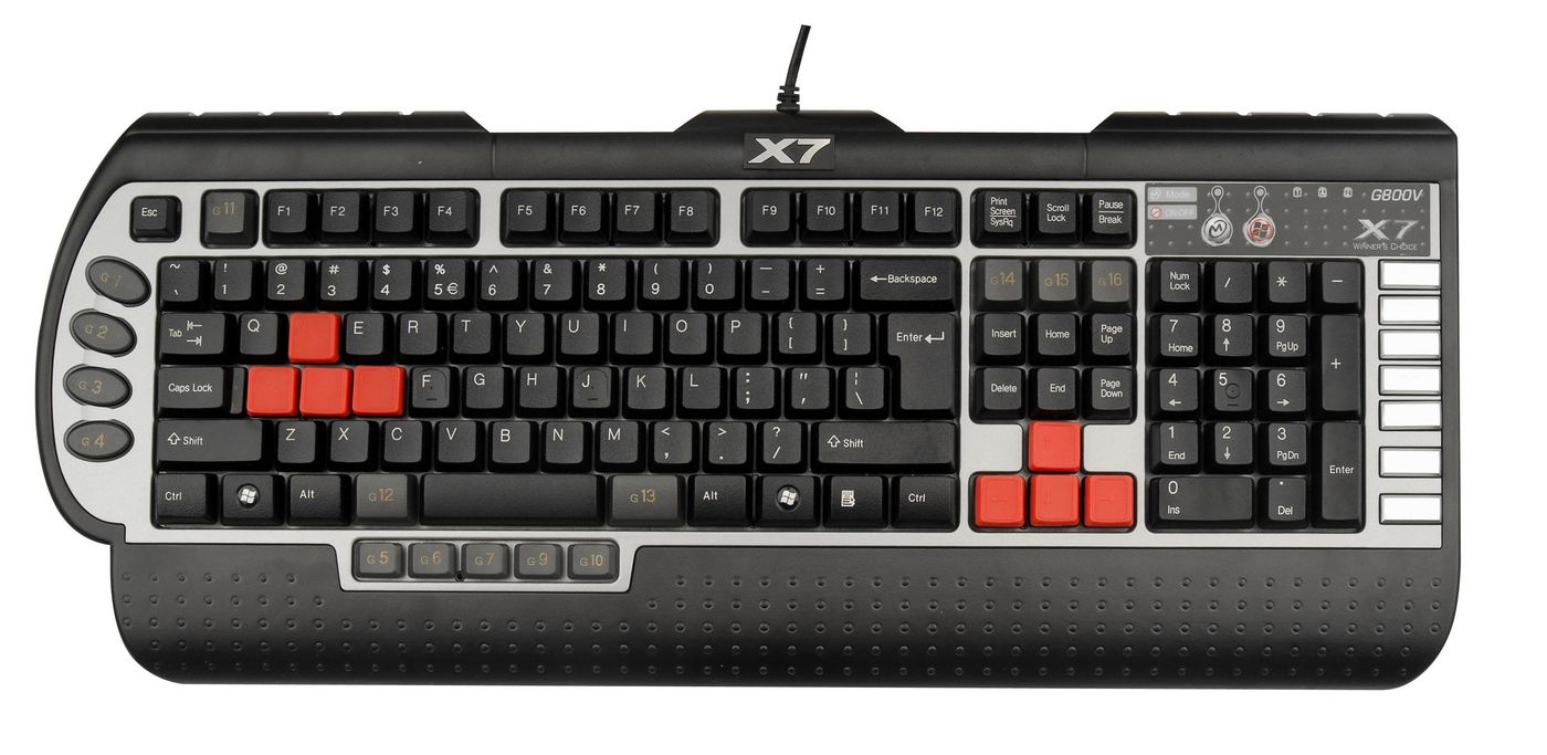 A4Tech G800V W128783640 Keyboard Usb Black 