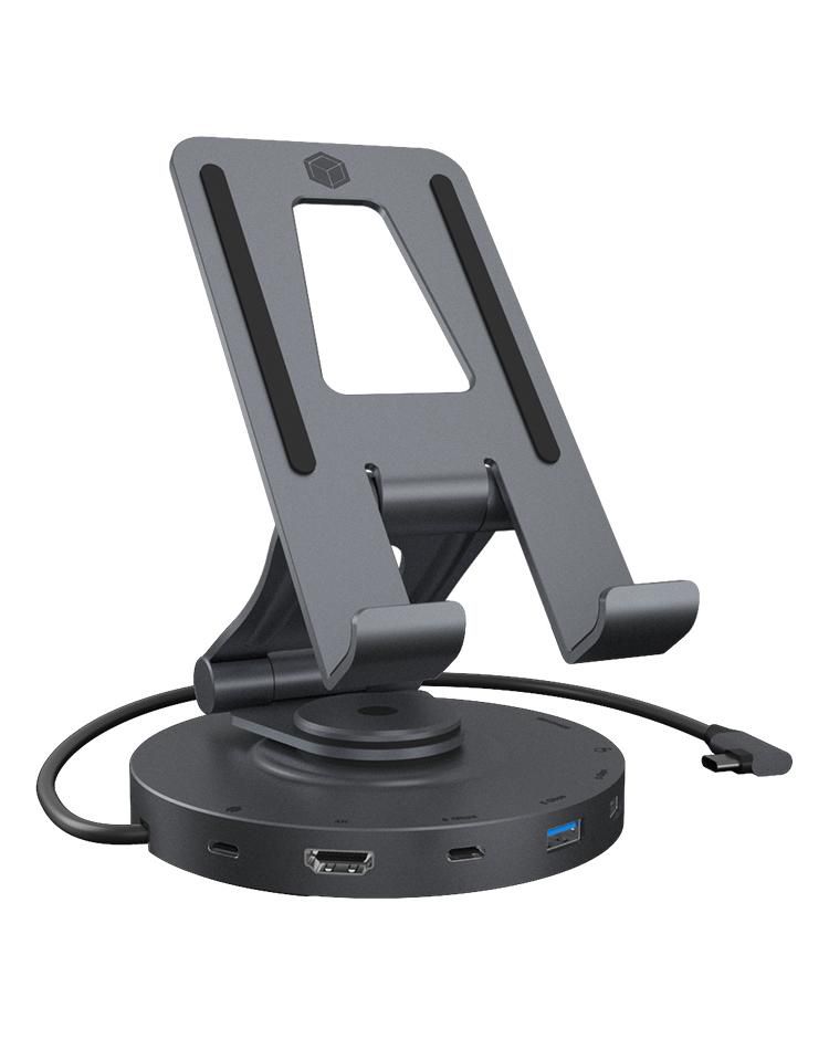 ICY-BOX IB-TH100-DK W128783791 Swivel Stand For Tablet And 