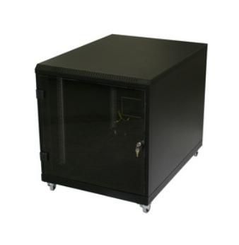 TRITON 19\" Untertisch-Netzwerkschrank, 12 HE, 600 x 800 mm, schwarz RAL 9005
