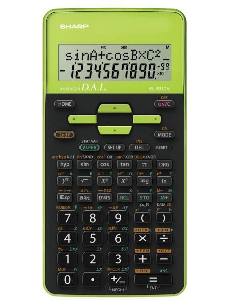 Sharp SH-EL531THBGR W128785222 El-531Th Calculator Pocket 