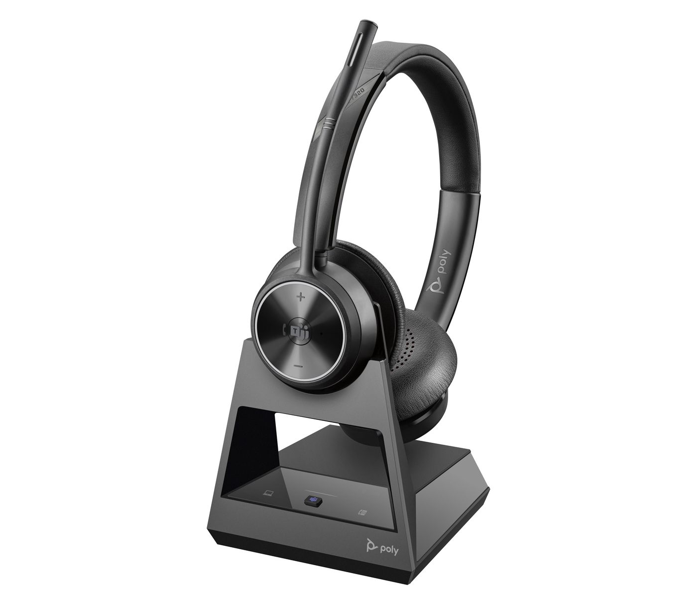 HP Poly Savi 7320 UC Stereo Microsoft Teams Certified DECT 1880-1900 MHz Headset-EURO