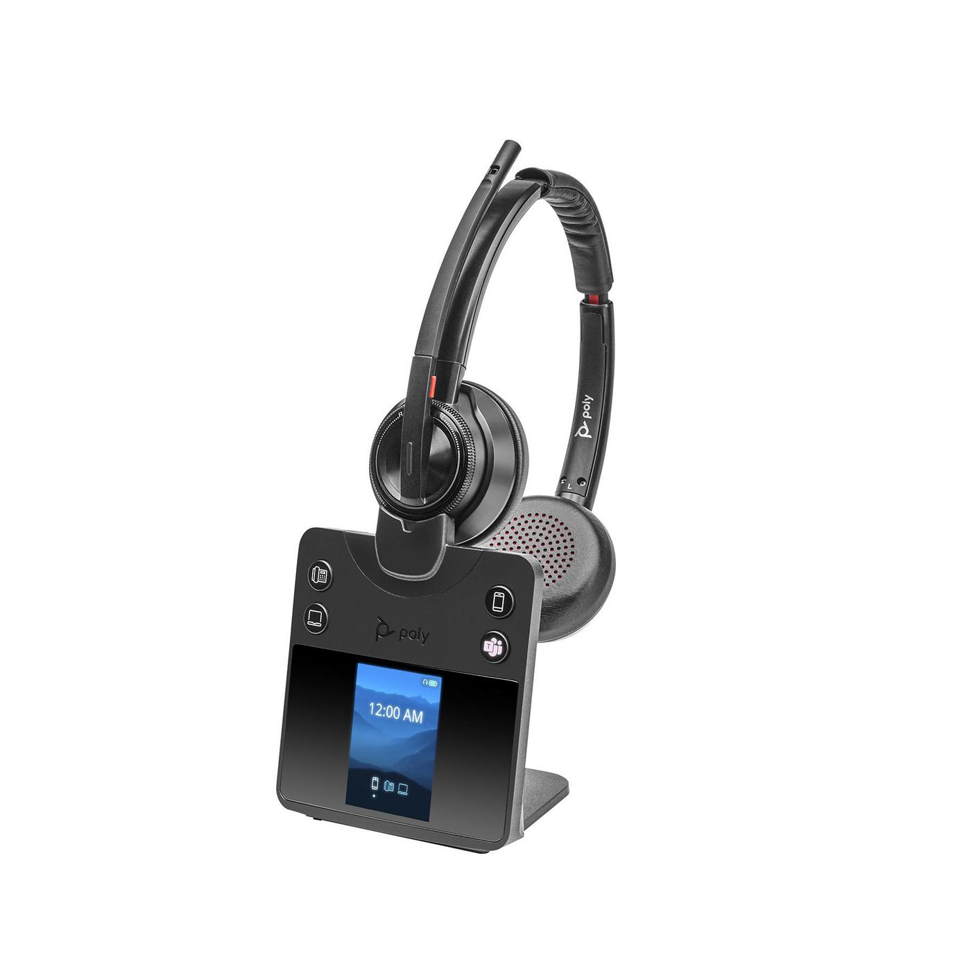 HP Poly Savi 8420 Office Stereo Microsoft Teams Certified DECT 1880-1900 MHz Headset-EURO