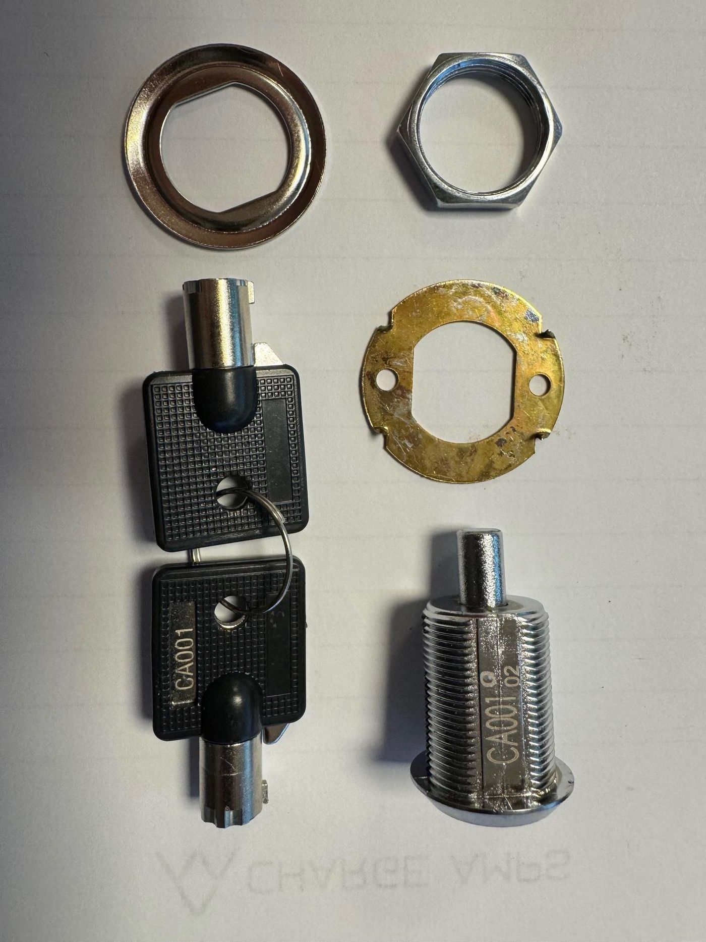 Aura Push lock incl. key 