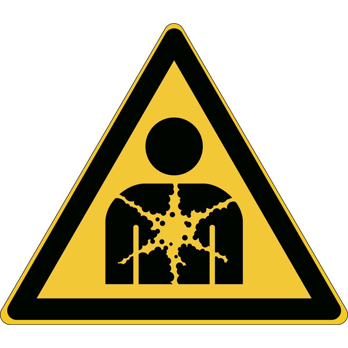 Brady WW071NTPE-TRI50-7 W127035558 ISO Safety Sign - Warning 