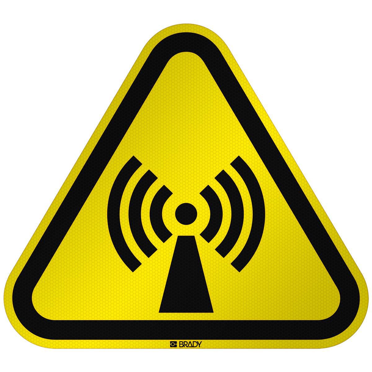 Brady WW005NTRFL-TRI310-1 W128418845 ISO Safety Sign Warning 