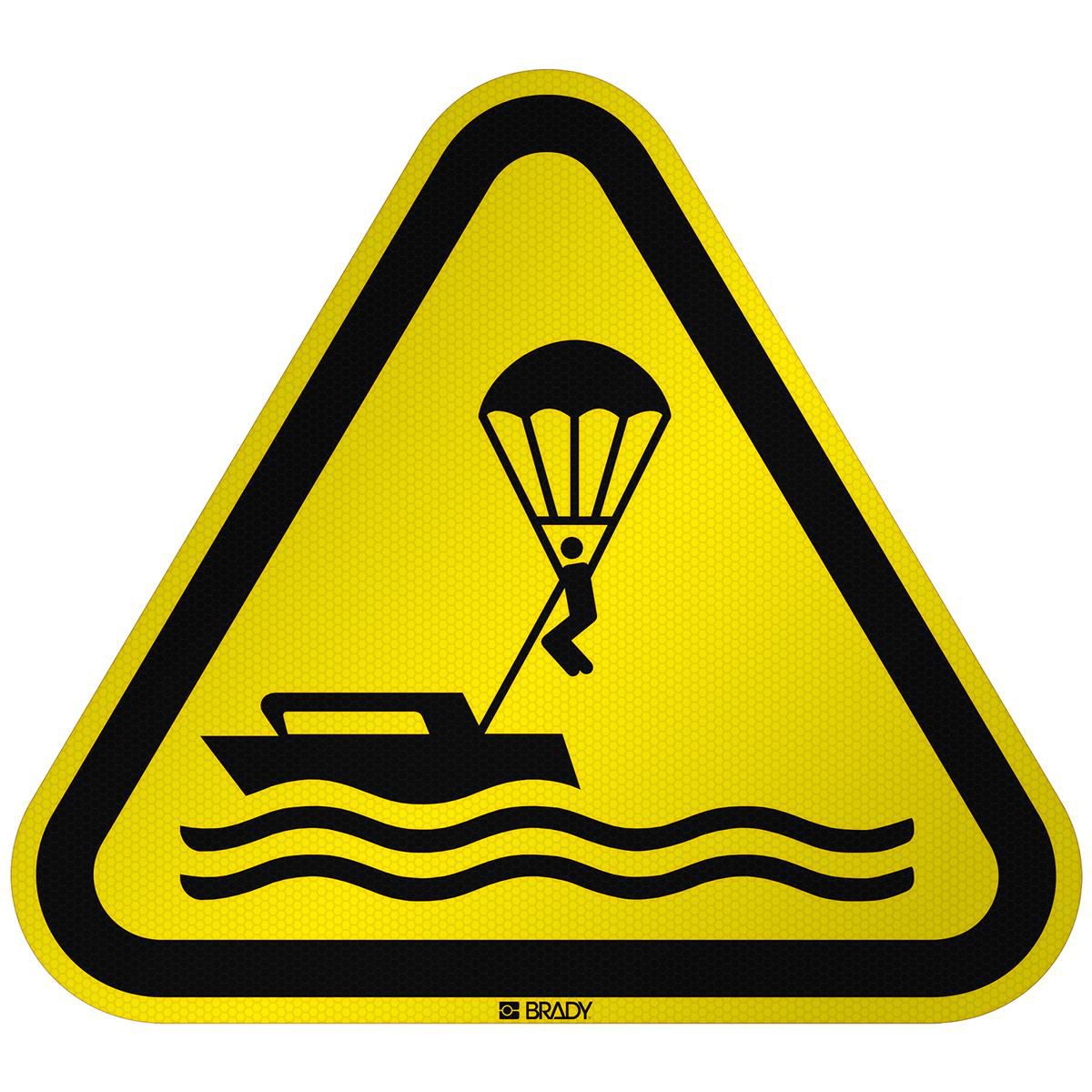 Brady WW063NTRFL-TRI310-1 W128421036 ISO Safety Sign Warning 