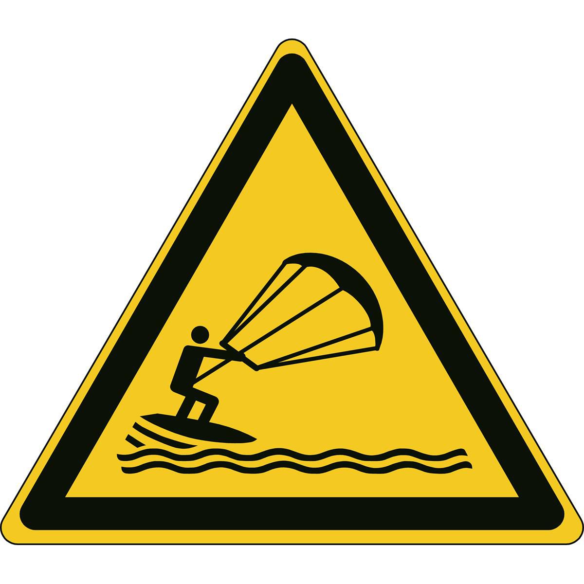 Brady WW062NTPE-TRI200-1 W128421693 ISO Safety Sign - Warning 