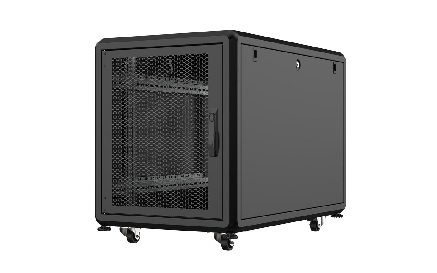 Lanview RSL12U61BL rack 12U Nero (19" 12U Rack Cabinet 600 x - 1000 x 719mm Server Line - - Black - Warranty: 60M)