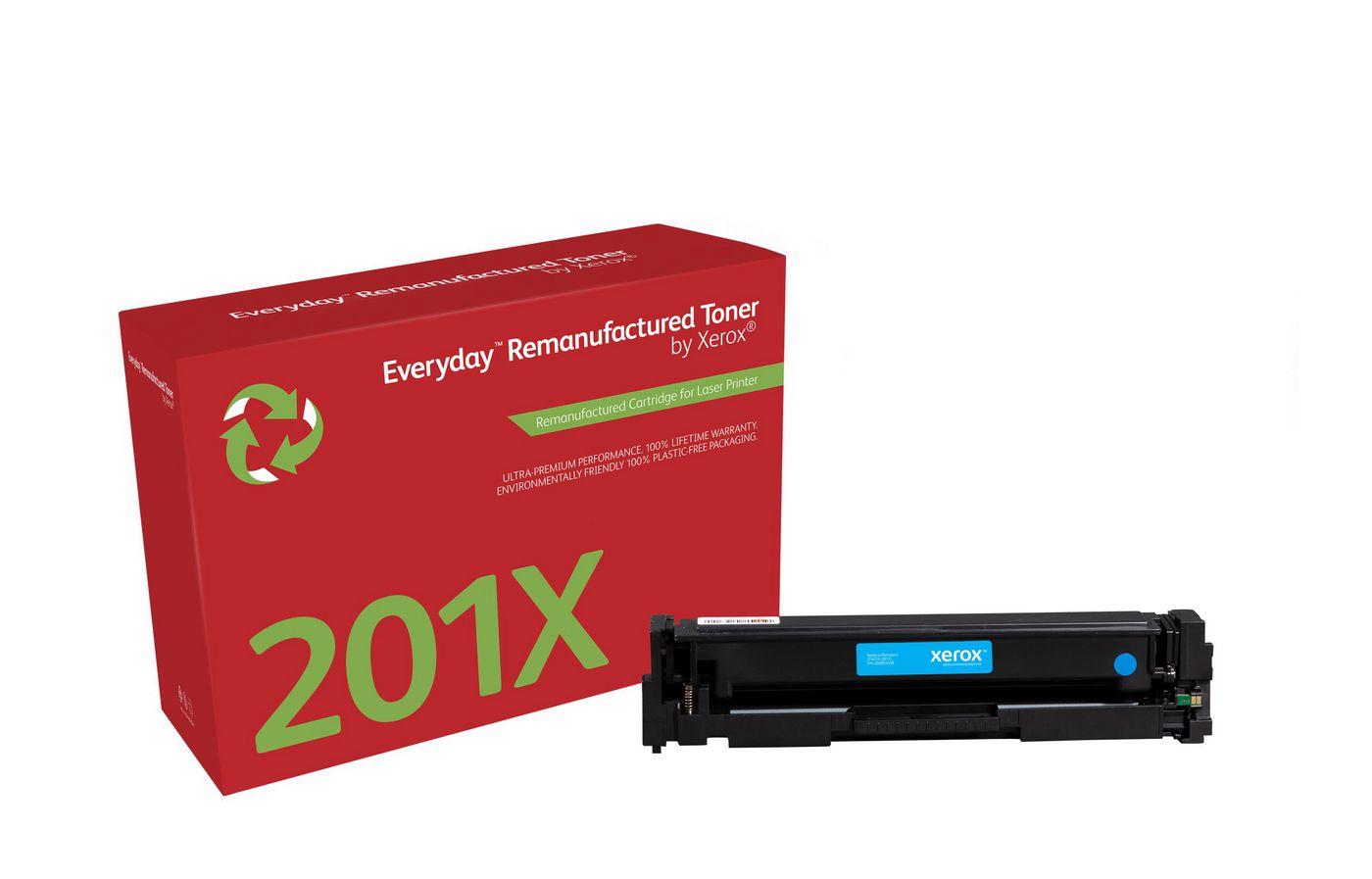 XEROX XRC Toner Cyan CF401X 2.400 Seiten aequivalent zu HP 201X fuer HP Color LaserJet Pro M252 MFP