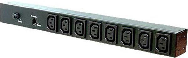 8 PORTS RACK PDU 1U 16A 230V