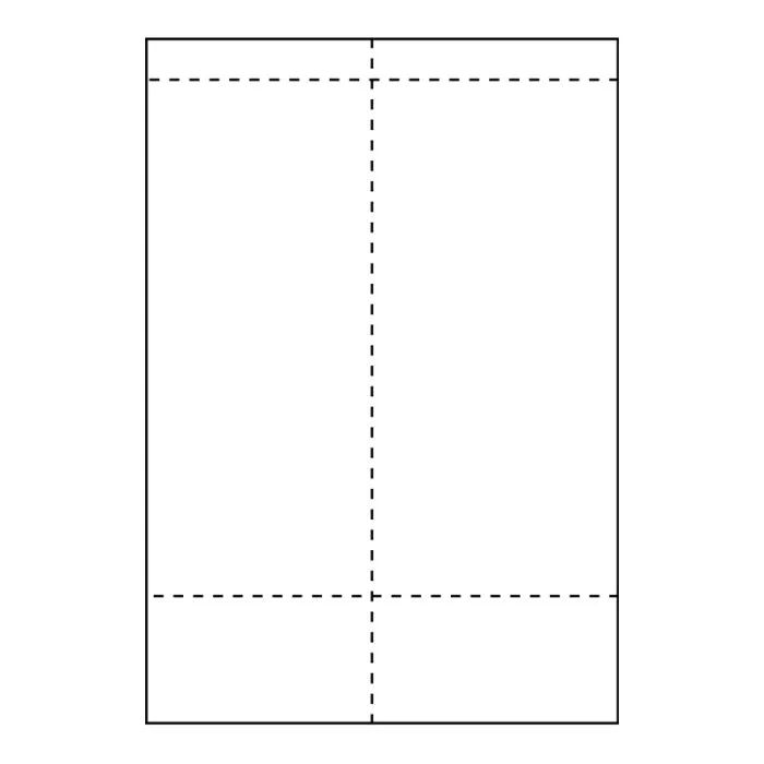 Ship-label 105 x 270mm. For