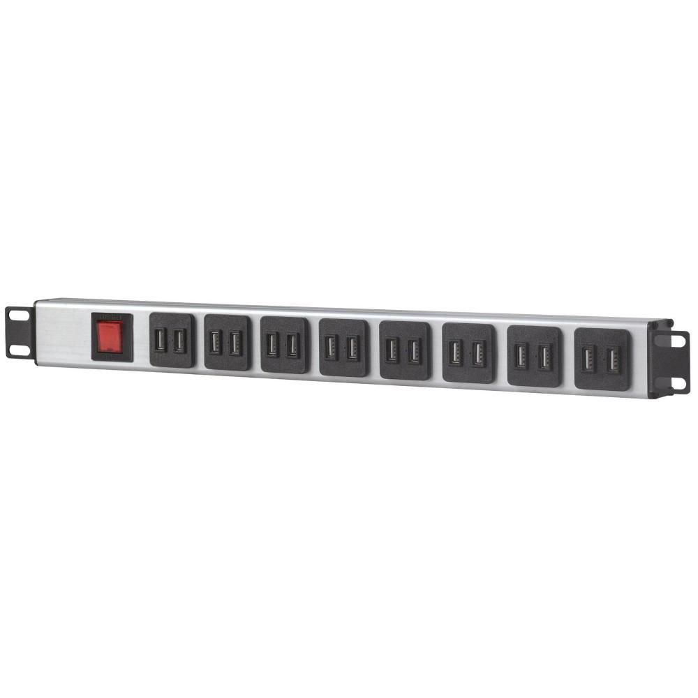 POWER STRIP 19" - 16-PORTS