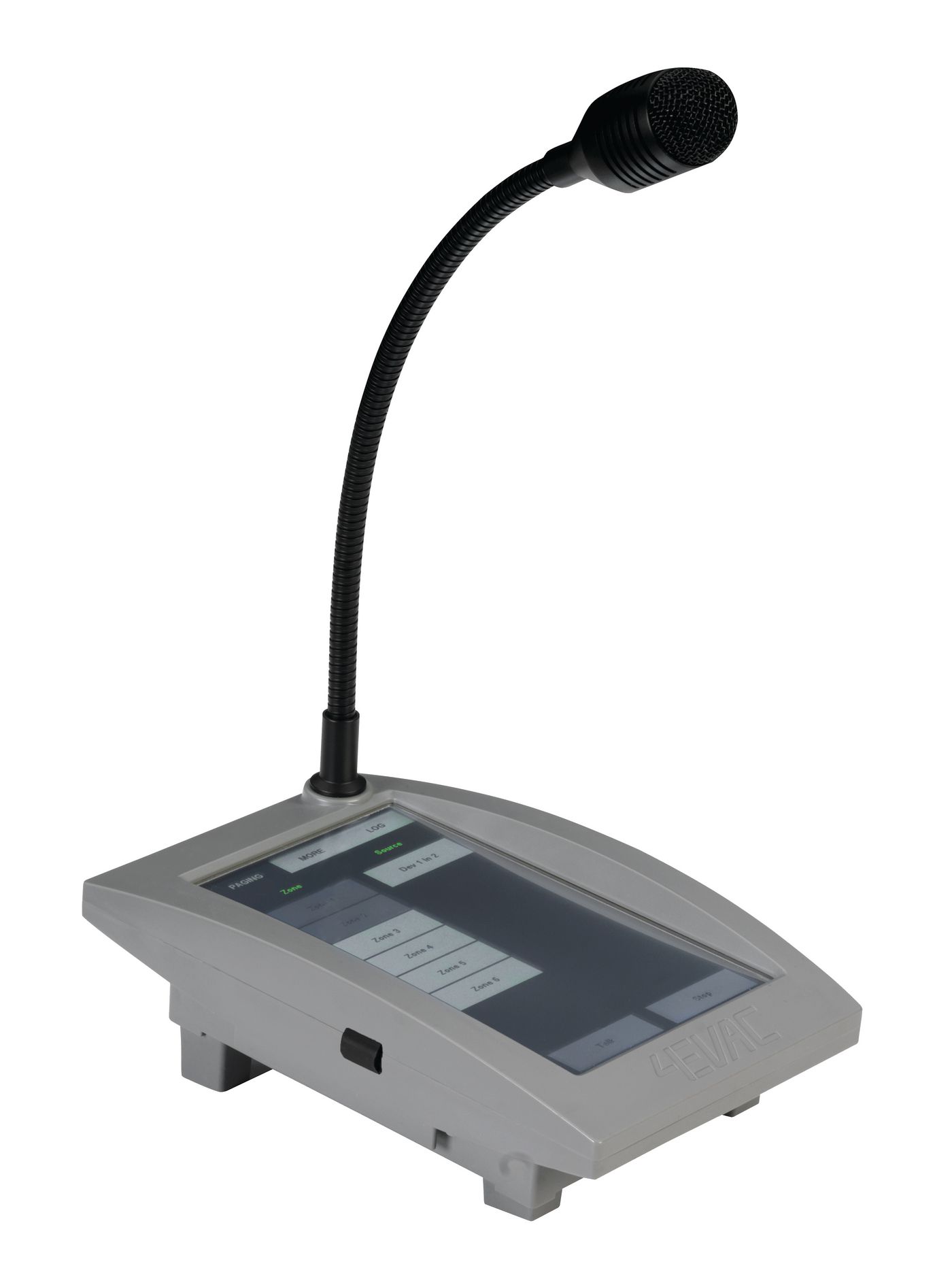 Touch-screen paging console