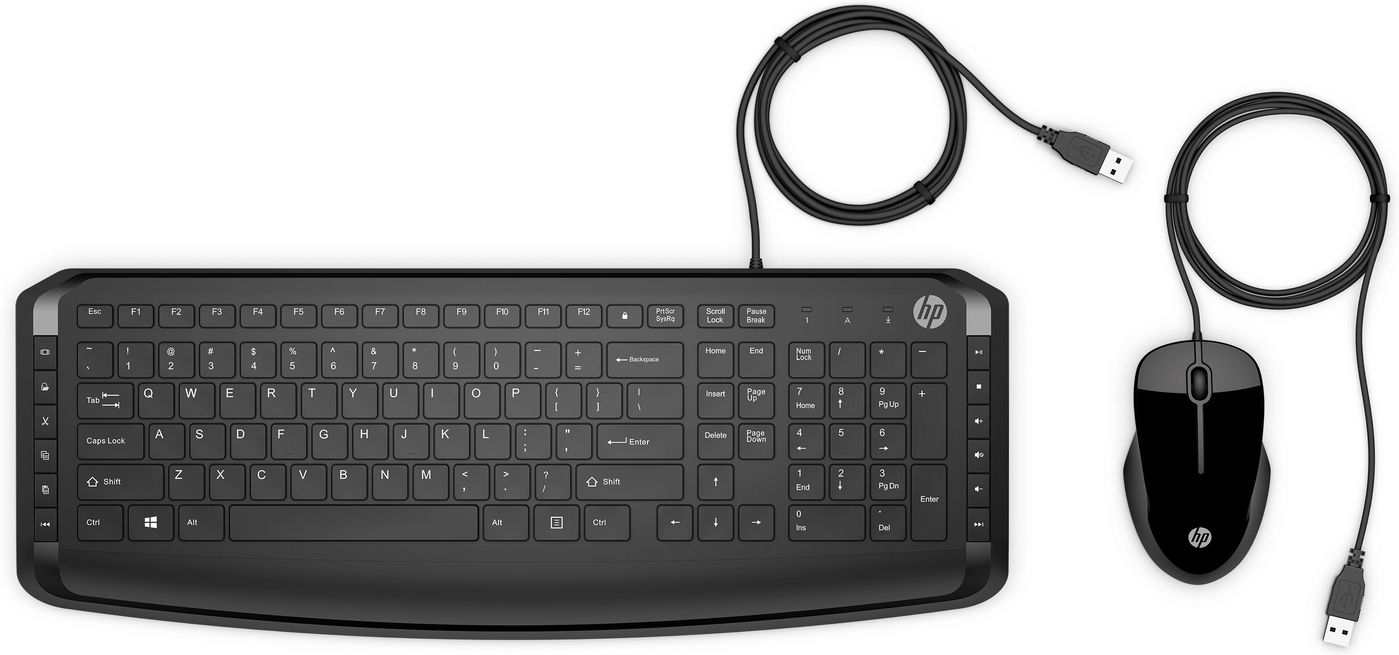 HP Wired Keyboard Mouse 250 EU