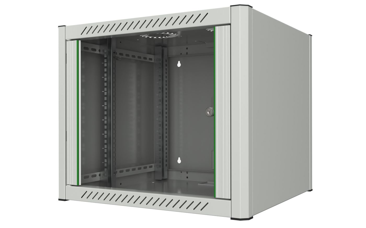 Supporto a parete per rack 9U da 19 pollici 600 x 560 x 512 mm - Bianco